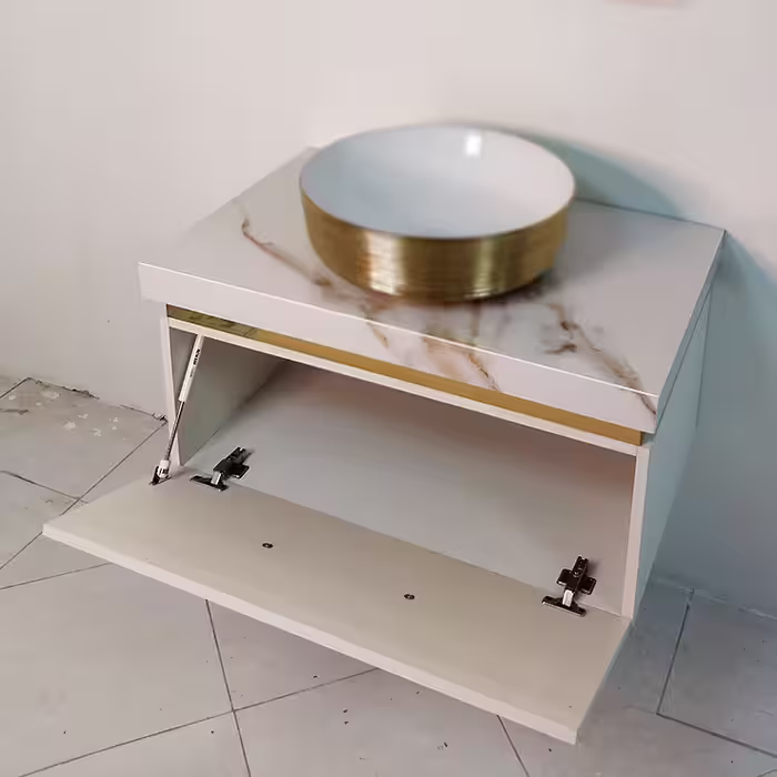 ست کابینت و روشویی مدل النا کد 01 به همراه آینه