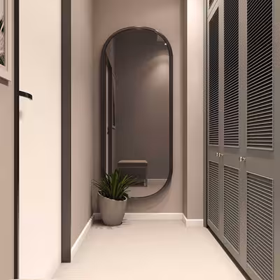 آینه مدل قدی طرح سرو کد w-140