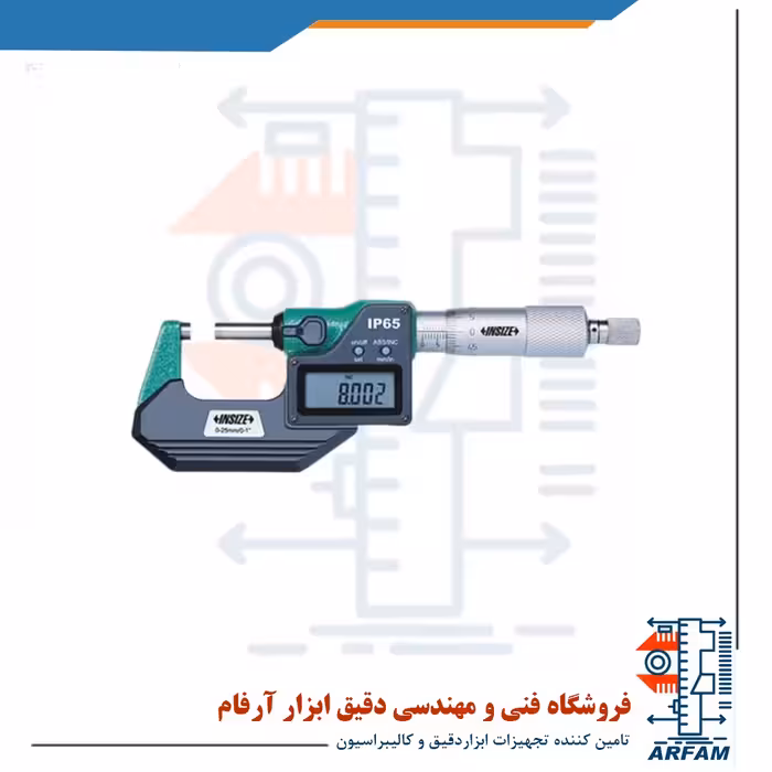 میکرومتر دیجیتال اینسایز خارج سنج 25-0 ضد آب مدل 3108-25A