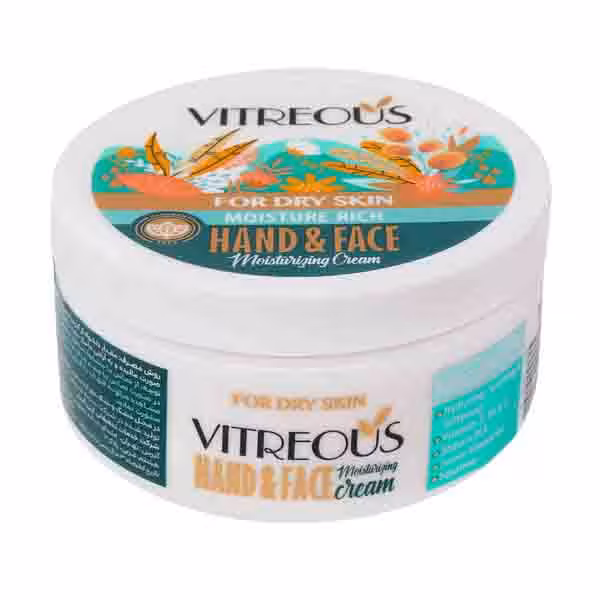 کرم مرطوب کننده کاسه ای دست و صورت پوست خشک ویتروس 150 گرم