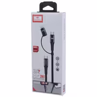 کابل دو سر فست شارژ 3 آمپر ارلدام EC-iCC019 طول 1 متر