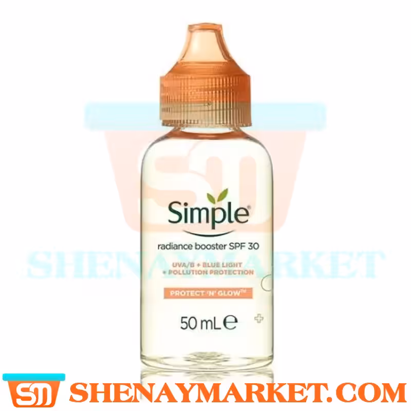سرم روشن کننده و ضد آفتاب SPF30 سیمپل حجم 50 میل