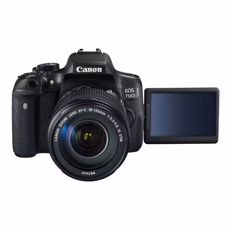دوربین عکاسی کانن Canon 750D با لنز 135-18 IS STM