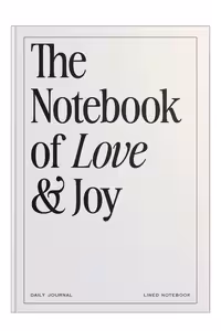 دفتر سایز A5 زمینه سفید The Notebook Of Love & Joy
