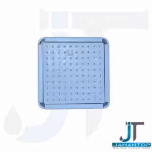 سردوش پلاستیک 15*15 سانت مربع طوسی