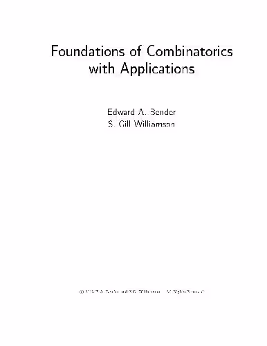 خرید و دانلود نسخه کامل کتاب Foundations of Combinatorics with Applications