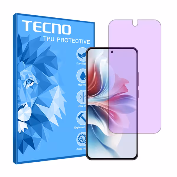 گلس اوپو F25 Pro مدل هیدروژلی آنتی پرپل برند تکنو کد S