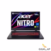 لپ تاپ گیمینگ ACER NITRO AN517 مدل I7 12700H 16GB 1TB SSD 8GB RTX 4060 17,1 2K IPS 165Hz