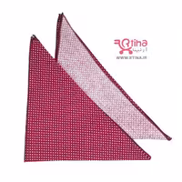 دستمال سر زرشکی بچگانه مدل لچکی