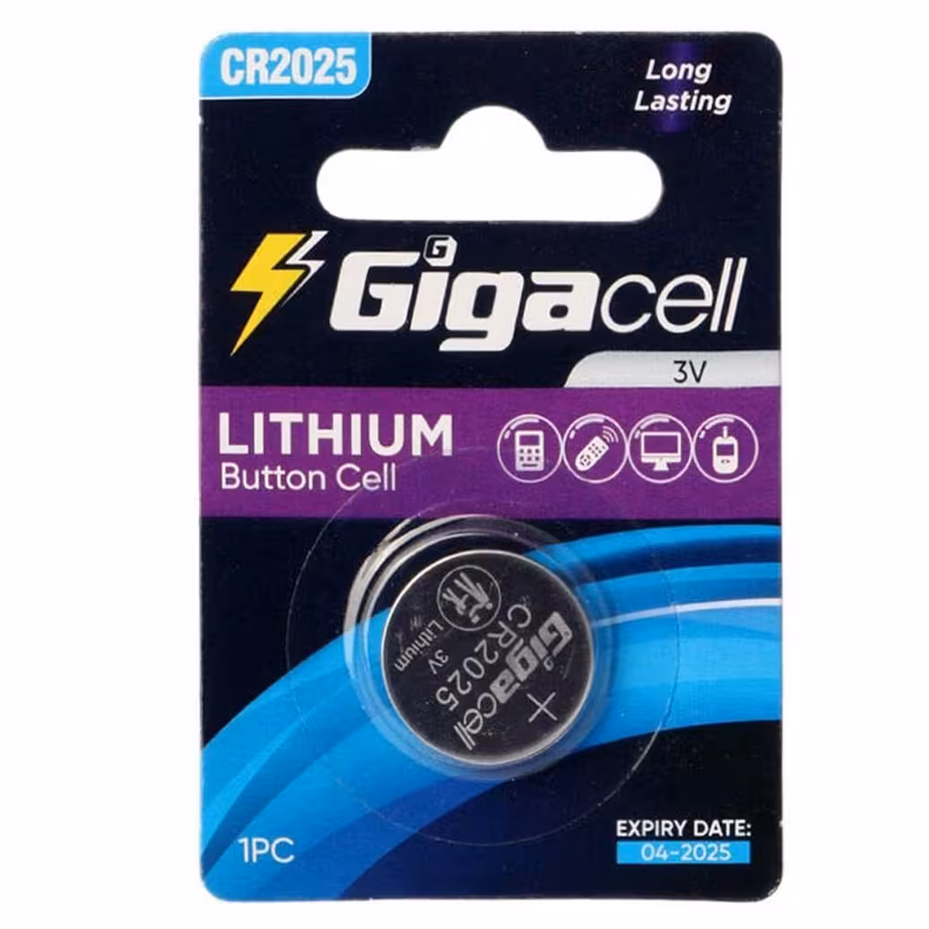 باتری سکه‌ ای لیتیومی گیگاسل مدل CR2025