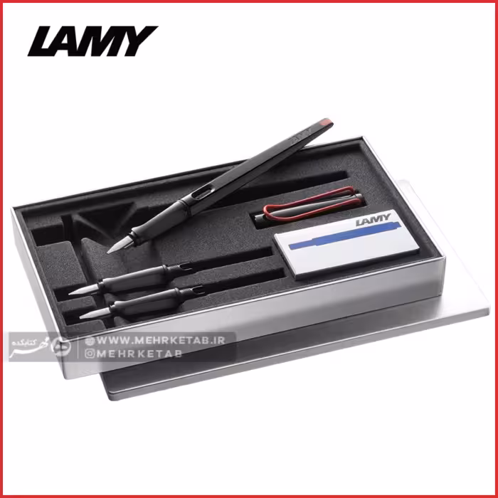 قلم کالیگرافی لامیlamy calligraphy pen red