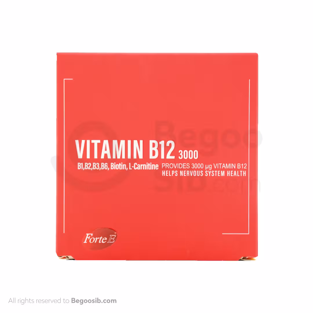 ویال خوراکی ویتامین ب 12 3000 فورت ای 10 عددی
