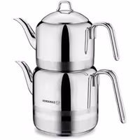 کتری و قوری استیل کرکماز مدل 112 / KOREKMAZ A112