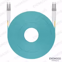 پچ کورد فیبر نوری 10 متری داپلکس نگزنس Nexans OM3 LC-LC