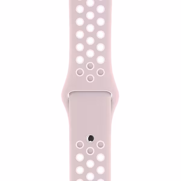 بند اپل واچ 3 نایکی زنانه 38 میلیمتری مدل Barely Rose Pearl Pink - Hiapple.ir