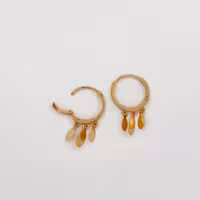 گوشواره حلقه ای آویز دار