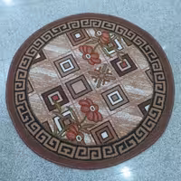 گلیم گردطرح مینا(یک دریک)(هزینه ارسال باخریداروپس کرایه میباشد)