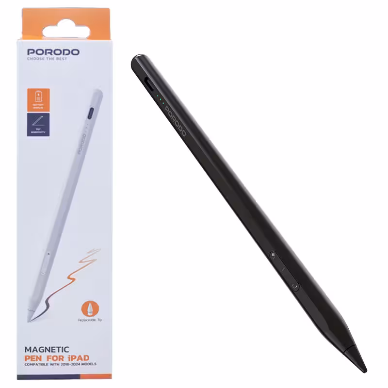 قلم هوشمند لمسی مغناطیسی پرودو مدل Porodo Magnetic Pen for ipad