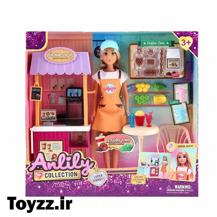 عروسک باربی اصلی برند Anlily Collection مدل SUPER MARKET، کد 616980
