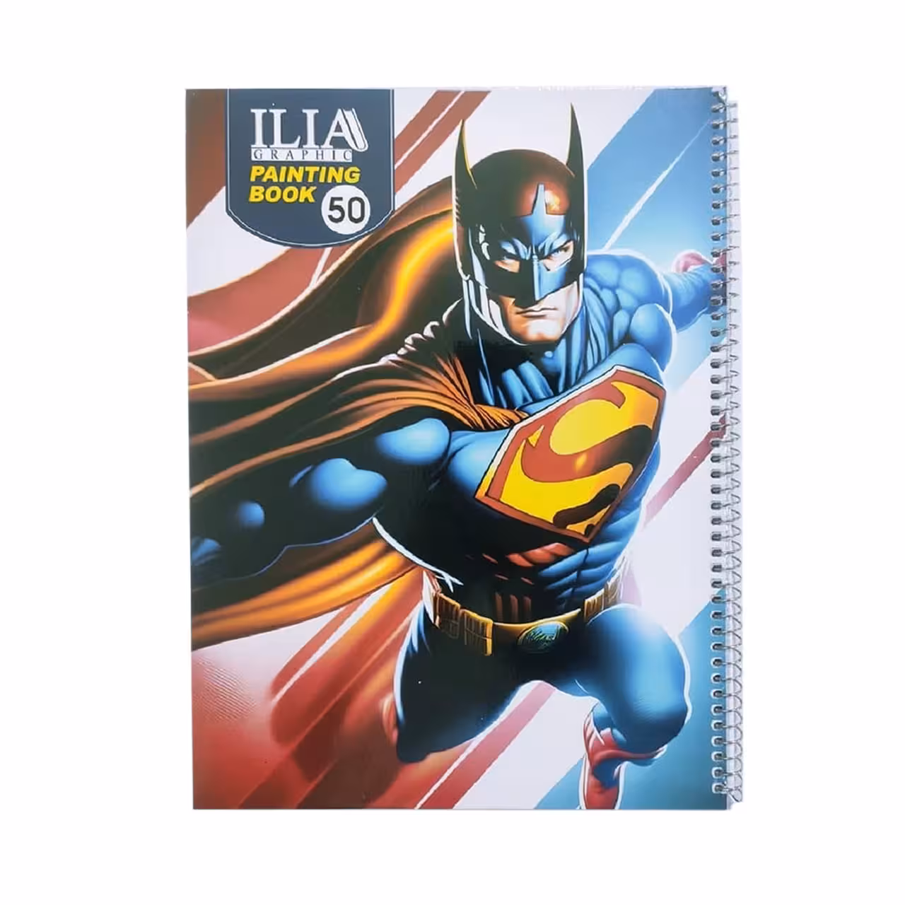 دفتر نقاشی ایلیا طرح بتمن 50 برگ سایز A4