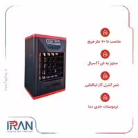 مینی هیتر گازی آذر تهویه مدل A614 دو دور