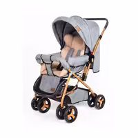 کالسکه دو طرفه Unal مدل Koalas رنگ طوسی