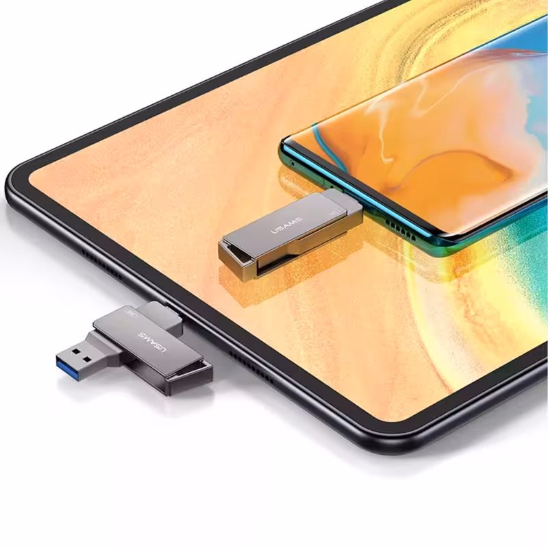 فلش مموری یوسمز مدل Typec-Usb3-High Speed-ZB200 ظرفیت 64 گیگابایت