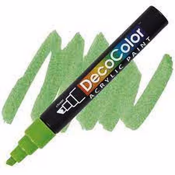 ماژیک اکریلیک سبز کم رنگ برند دکوکالر