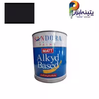 رنگ روغنی مشکی مات یک کیلویی ساندورا