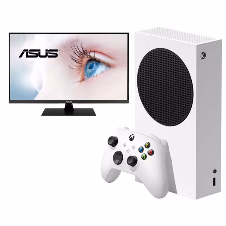 ایکس باکس سری اس 512GB   مانیتور Asus VP32AQ