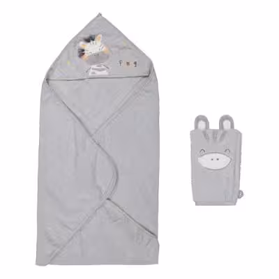 ست حوله دو تکه دورپیچ پاپو مدل perin کد 201023