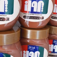 کره بادام زمینی شکلاتی400گرمی