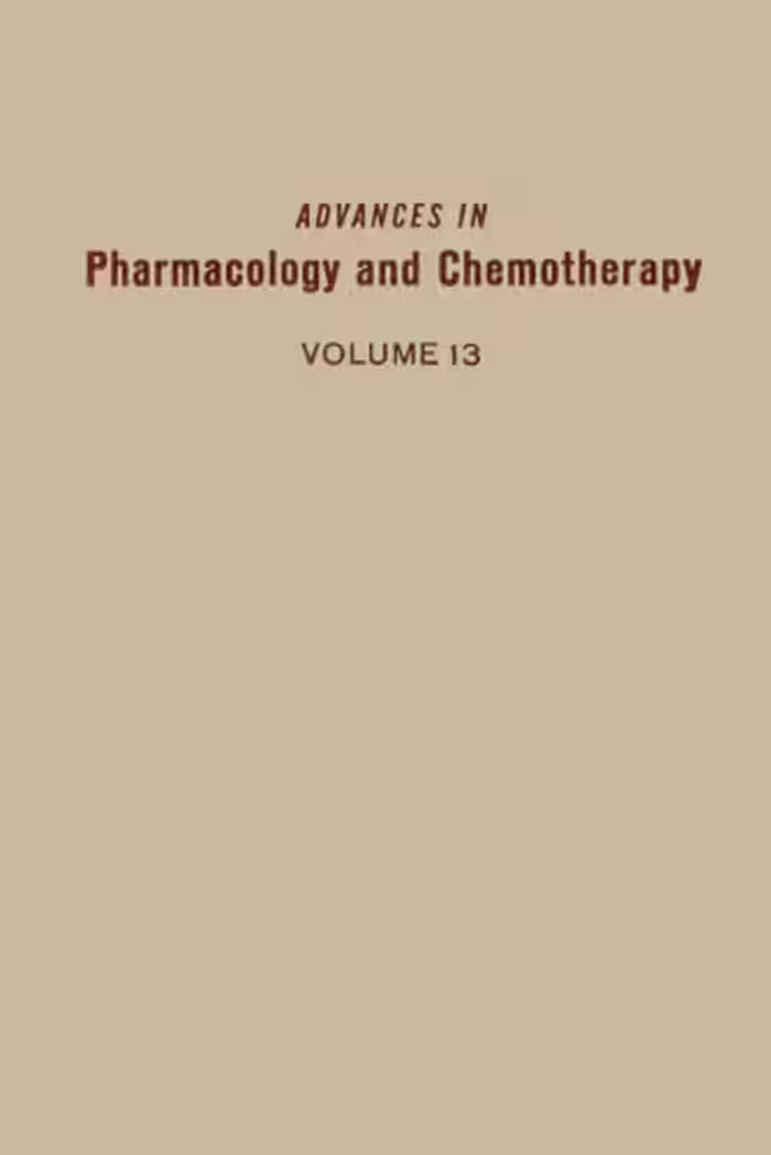 خرید و دانلود نسخه کامل کتاب Advances in Pharmacology and Chemotherapy Volume 13