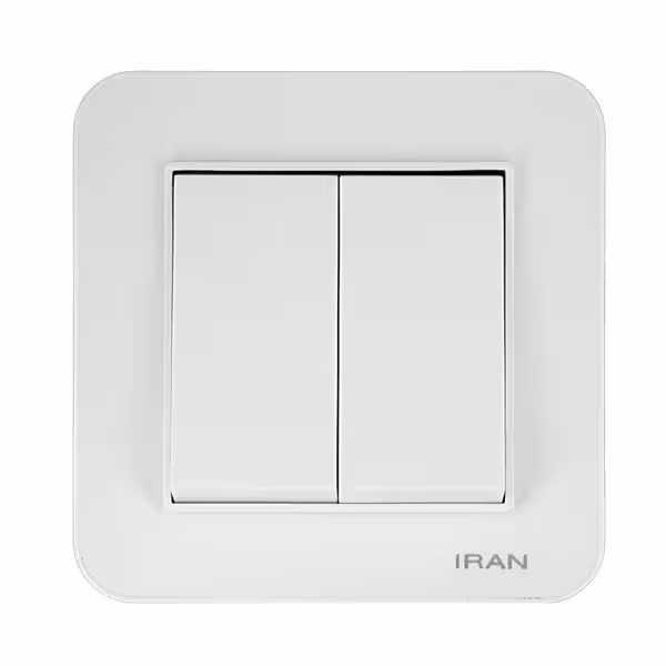 کلید دوپل ارس اقتصادی سفید ایران الکتریک
