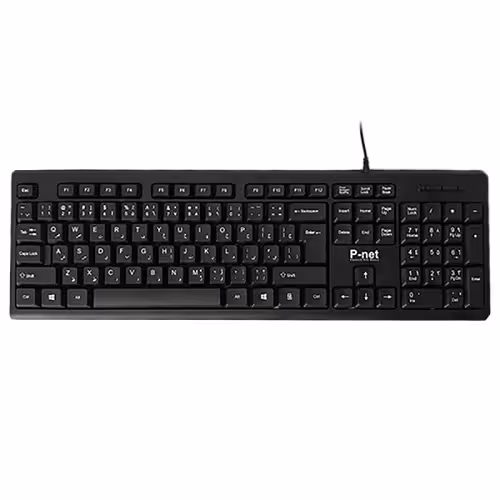 کیبورد USB برند P-NET مدل KB600