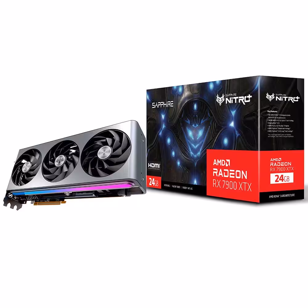 کارت گرافیک سافایر SAPPHIRE NITRO  Radeon RX 7900 XTX Vapor-X 24GB