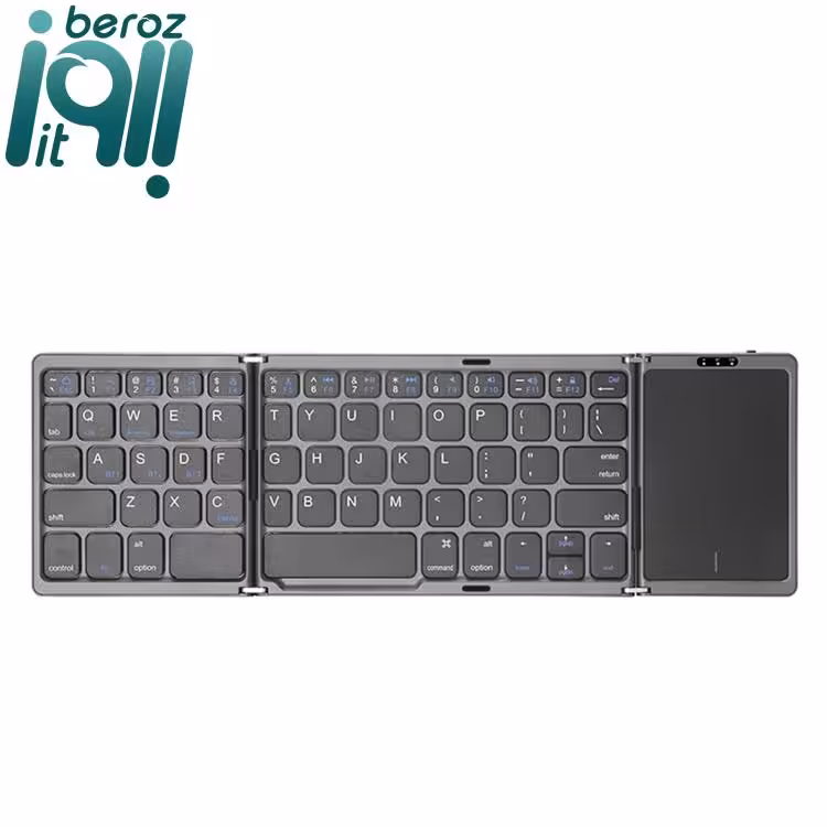 کیبورد و تاچ پد تاشو بلوتوثی مدل B089T «اورجینال – ارسال 1 ساعت»