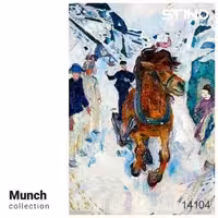 پازل شیشه ای استینو 260 تکه طرح مونک (کد 14104)،(باجعبه)