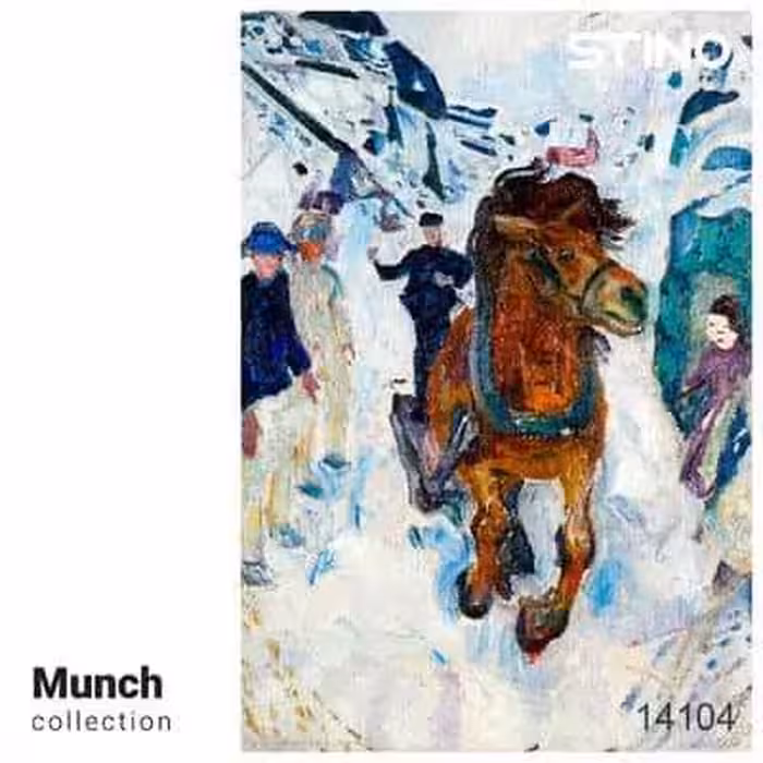 پازل شیشه ای استینو 260 تکه طرح مونک (کد 14104)،(باجعبه)