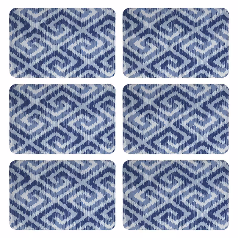 زیربشقابی طرح آبرنگی کد 9068 بسته 6 عددی | کالا مکس