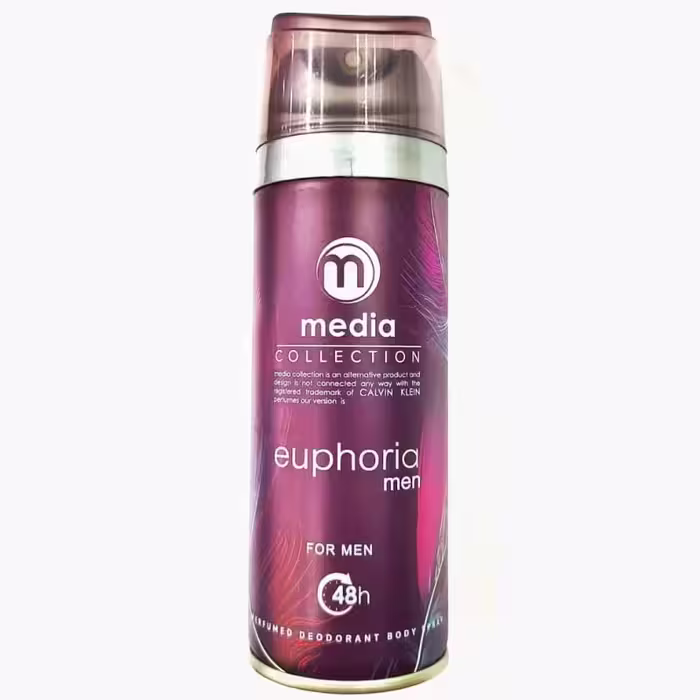 اسپری خوشبو کننده بدن مردانه مدیا مدل Euphoria حجم 200 میلی لیتر