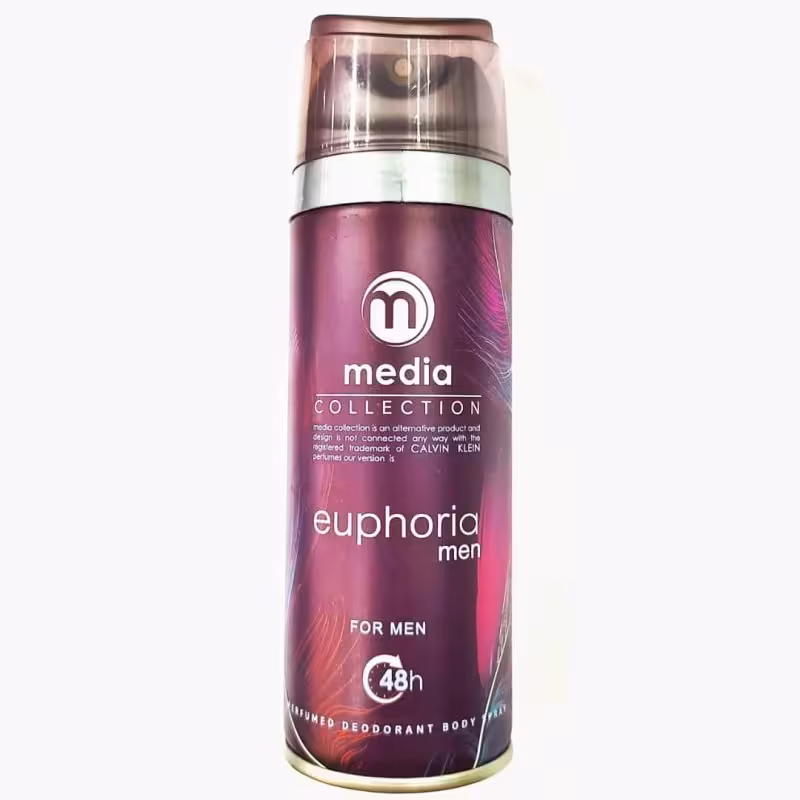 اسپری خوشبو کننده بدن مردانه مدیا مدل Euphoria حجم 200 میلی لیتر