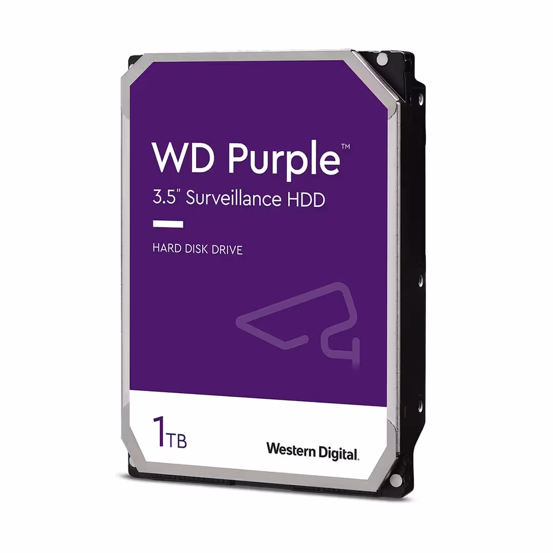 هارددیسک اینترنال وسترن دیجیتال مدل Purple WD10PURZ ظرفیت 1 ترابایت