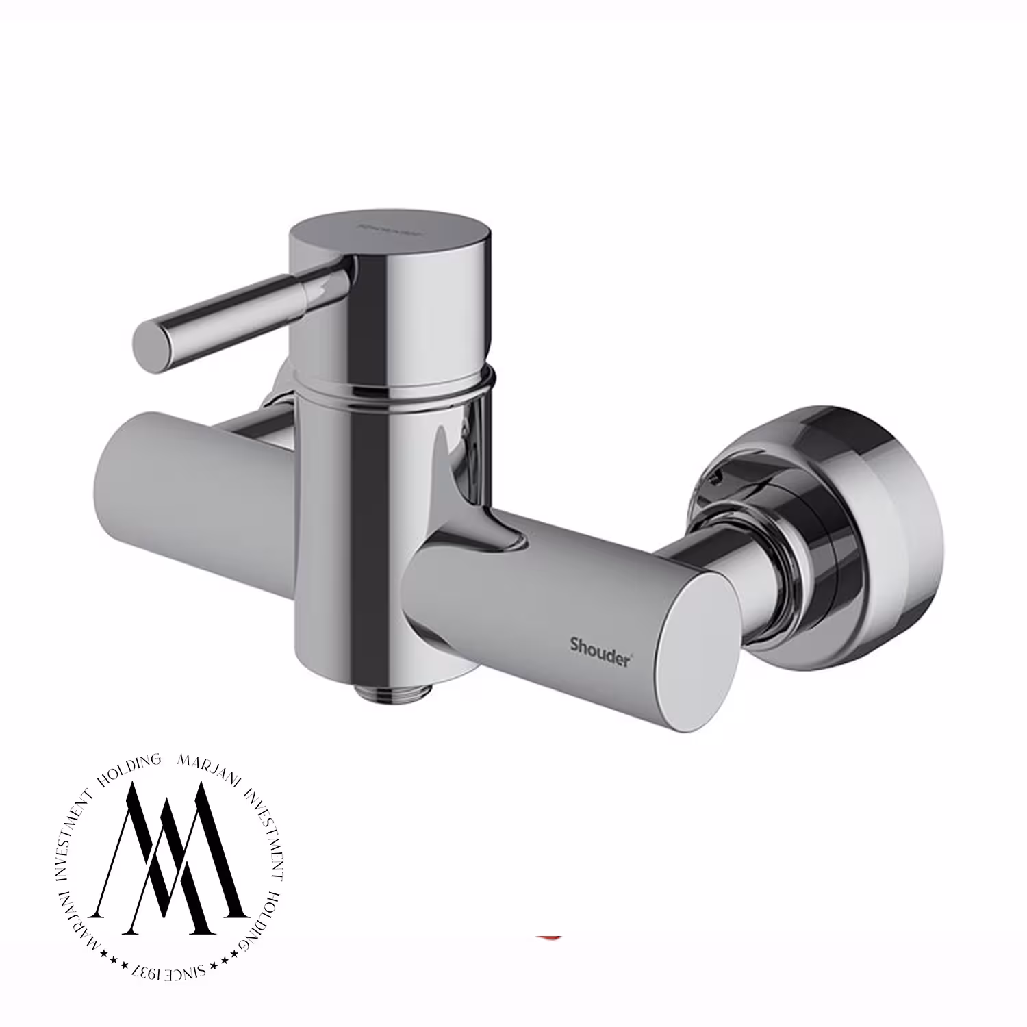 شیر توالت شودر مدل موناکوپلاس (کروم)