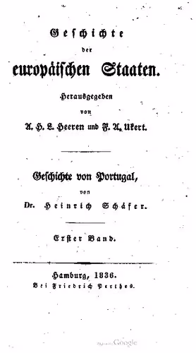 خرید و دانلود نسخه کامل کتاب Geschichte von Portugal