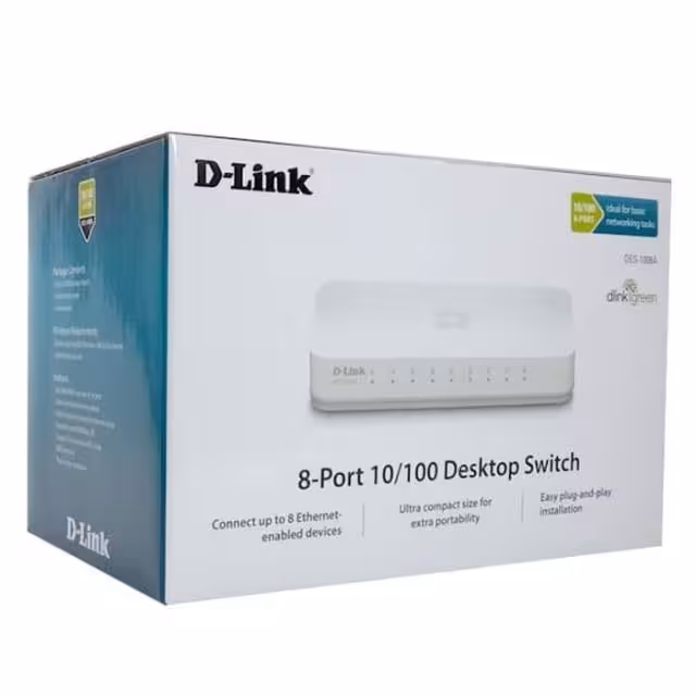 سوئیچ 8 پورت دی لینک مدل DES-1008AC