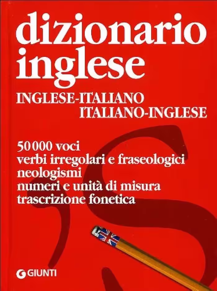 کتاب ایتالیایی Dizionario inglese