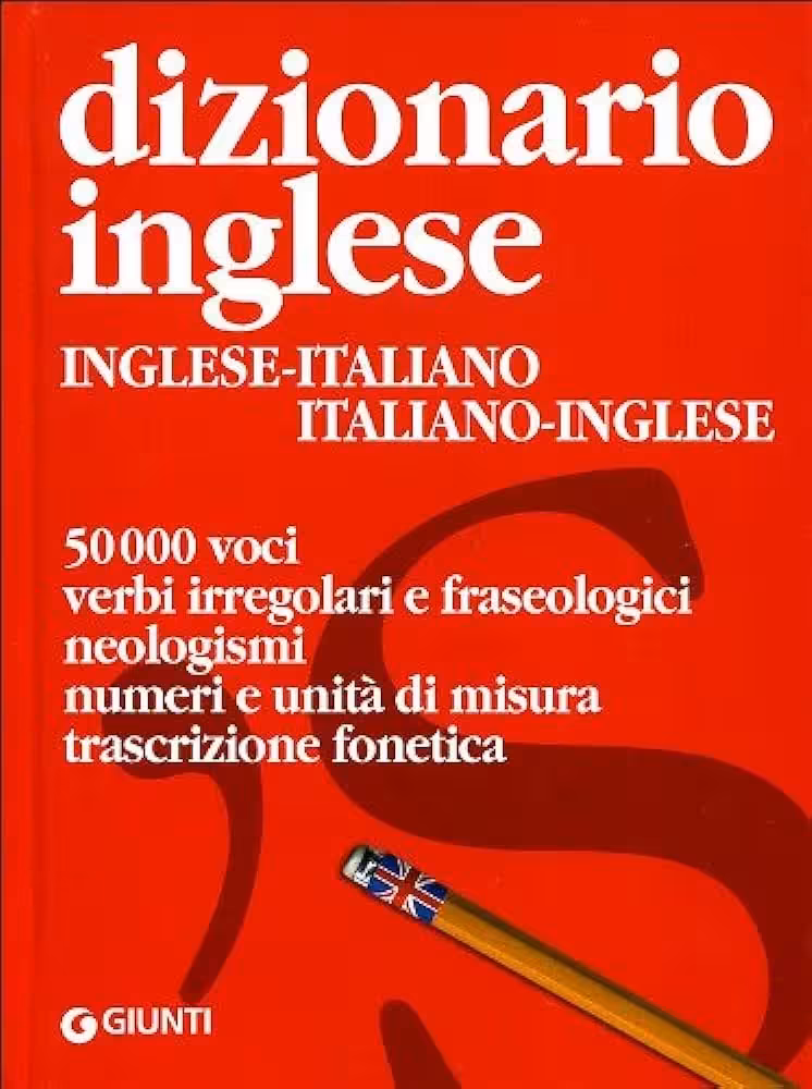 کتاب ایتالیایی Dizionario inglese