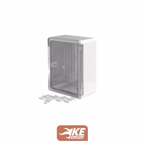 تابلو ABS روکار درب شفاف 35*25 عمق 15 دانوب