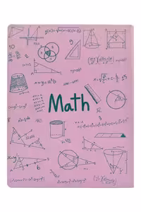 دفتر کلاسوری جلد سخت ریاضی صورتی